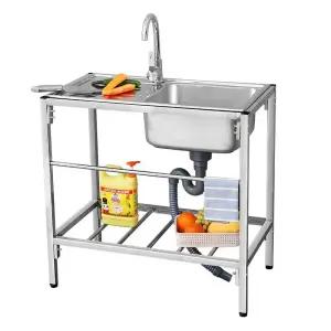 간이 싱크대 사각 농막 싱크볼 소형 개수대 탕비실 야외