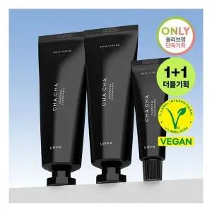 [11월 /비건 구취케어] 언파 차차 차콜 치약 100g 더블기획 (+20g 미니치약)