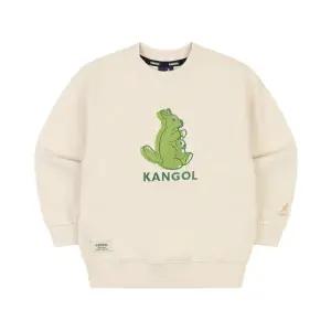 [캉골키즈]부클 로고 포인트 스웨트셔츠 PD 0005 크림