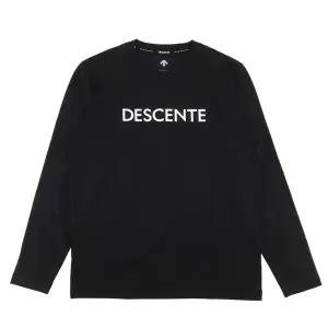 데상트 에센셜 기모 긴팔 티셔츠 SP323UTL91BLK