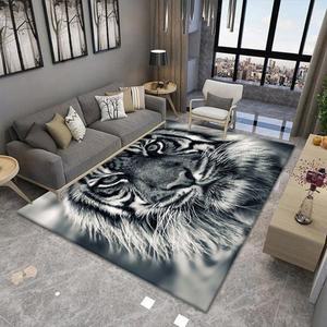 호랑이카페트 침대 카펫 사계절 소파 러그 침실