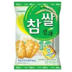 크라운 5400 참쌀 선과 253g/간식/고소한/쌀과자/맛있는/찹쌀과자/어린이집/학교/사무실/스낵/탕비실