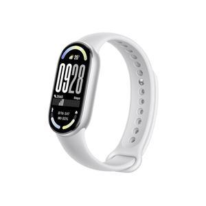 샤오미 미 스마트 밴드 10 (2025) 글로벌 버전 - 1.72인치 AMOLED 디스플레이 | 배터리 수명 21일 터치스크린, 멀티 스포츠 트래커, 활동 심박수 모니터 BT5.4 (글래시어 실버)