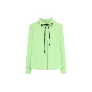 케네스레이디 그림스 리본 타이 블라우스 EWSTOK0100