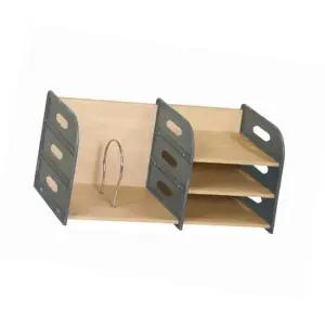 책꽂이 겸용 결재함 망플 615x300x282 1p 학교 사무 파일꽂이 책상정리 서류정리함