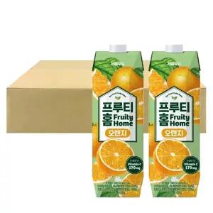 서울우유 프루티홈 오렌지 주스 1000mlx9개