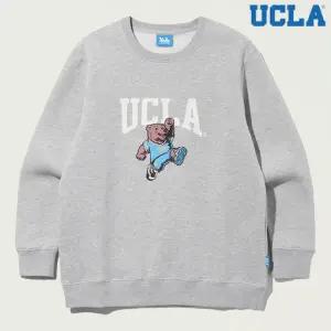 [롯데백화점]유씨엘에이 남녀공용 UCLA 베어 스웨트셔츠 기모 맨투맨 UAALT97