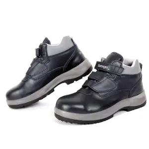 공사현장 금속작업 용접용안전화 끈풀림없는 찍찍이작업화 두툼한소재 일꾼