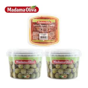 마다마올리바 냉장 그린카스텔 베트라노 올리브 1134g 2개 + 다진 칼라브브리즈 페퍼 150g 1개