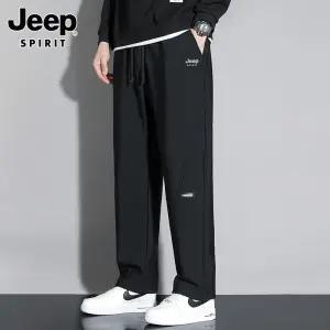 JEEP SPIRIT 남자 밴딩슬랙스 캐주얼 바지 가을 아웃도어 트레이닝 팬츠