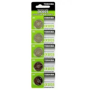 (도시바)CR2025 리튬건전지3V 5P_7126/동전건전지/리듐밧데리/계산기건전지/체중계건전지/소형기기건전지
