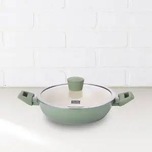 키친플라워 그린애플 인덕션 전골냄비 24cm