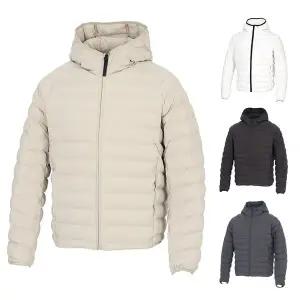 [김영주골프] 겨울 퀄팅 후드 경량 세미오버핏 남성 골프 패딩점퍼 DPWMJP28