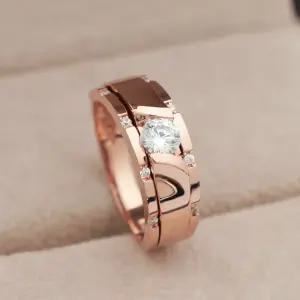 14k 18k 로즈골드 반지 패션반지 럭셔리 커플링 골드 행운 데일리 선물 레이어드(R281) 체리스쥬얼리