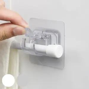 부착식 무타공 압축봉 커튼봉 봉걸이 홀더 브라켓 접착식 부착 접착