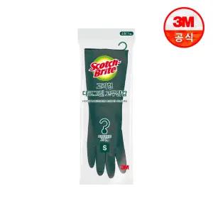 [3M] 고리형 다크그린 고무장갑 소/중/대 (택1)x3개