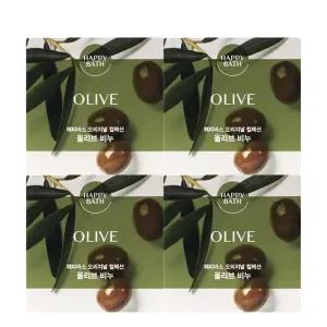 해피바스 오리지널 컬렉션 올리브 비누 90g 4입