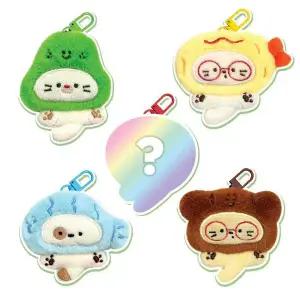 [에이치플러스몰]푸드냥이 랜덤 뽑기 키링 열쇠고리 키체인 (10개)