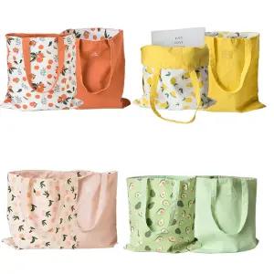 후르츠 뷰레이터닷컴 양면 캔버스 에코백 데일리백 빅사이즈 대학생가방