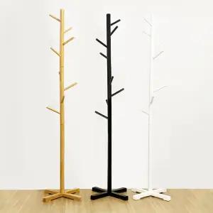 나무 스탠드 옷걸이 행거 사무실 조립식 이동식 원목 튼튼한 세우는 우드 diy 모서리