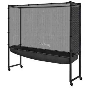 탁구 연습망 볼 수집망 박스 스매시 이동식 공받이 네트