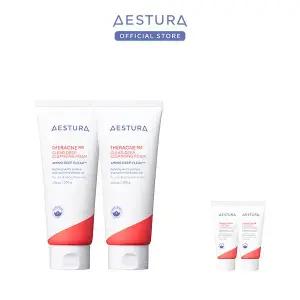 [본사직영]에스트라 테라크네365 클리어 딥 클렌징 폼 200g 2개 + 클렌징폼 30g 2개