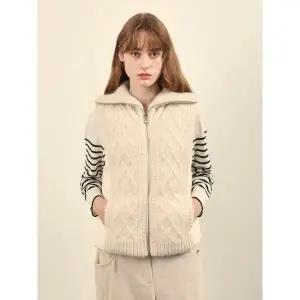 갤러리아 올리비아로렌 케이블 니트 다운 베스트 VVBKD4W9261
