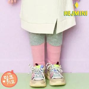 [헤이미니] 플라워골지배색왕기모레깅스