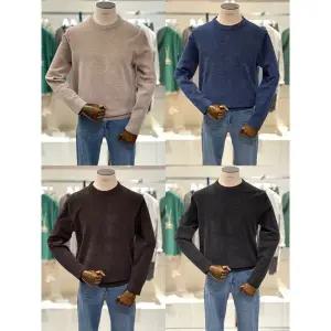 갤러리아 [기획특가]에디션 남성 겨울 셔닐 라운드 니트 NNF4ER1923 4종