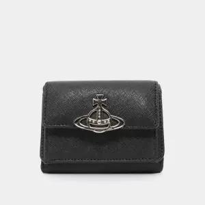 비비안웨스트우드 25FW 오알비 사피아노 바이오그린 오브 플랩 여성 반지갑 5115002UW L001N N401