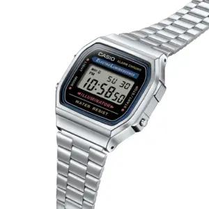 카시오 메탈 시계 빈티지 손목 전자시계 A168WA-1A2WJR