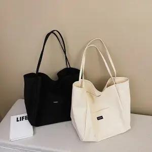 모네아 빅 캔버스백 데일리 숄더백 넉넉한 수납 토트백