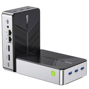 GMKtec 미니 PC NAS, G9 PLUS 인텔 N150 듀얼 부트(OS Pro Linux 데스크톱 컴퓨터 12GB DDR5 64GB EMC + 2TB M.2 SSD, 4*M.