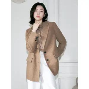 [ZOOC](하남점)(25 겨울) 헤링본 울 블렌디드 자켓 Z254MSF104