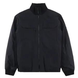 데상트 니트 하이브리드 구스 다운자켓 SP321DKT92BLK