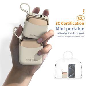 10000mAh 미니 보조베터리 66W 고속 충전 CCC 중국 인증 iPhone Xiaomi Huawei Samsung 용 외장 배터리