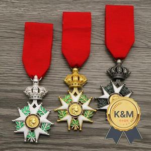 프랑스 황제 나폴레옹 수석 기사 명예 메달 레트로 금속 배지 기념품 컬렉션 애호가를위한 선물