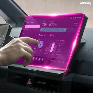 레인스카이 PV5 네비게이션 보호필름 디스플레이 저반사 지문방지