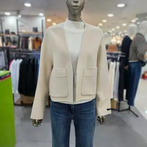 시슬리/애플아울렛/핸드메이드 노카라 숏 코트 SACTE1461