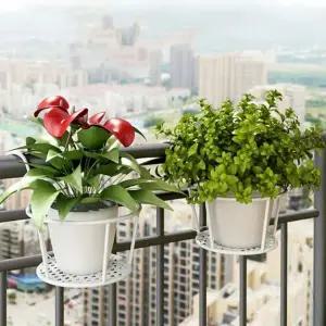 화분진열대 철제 창틀용 화분 걸이대 행거 정리대 받침대 베란다 화초 선반 아파트 식물