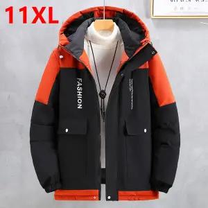 3xl 4xl 5xl 6xl 빅사이즈 패딩 점퍼 자켓 재킷 남성 코튼 코트 겨울 두껍고 스플 라이스 트렌디 작업복 16