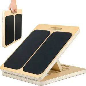 스쿼트발판 슬랜트 보드 종아리 스트레칭 접이식 경사 플랭킹 스포츠 운동 발 웨지 스쿼트