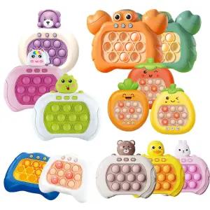 푸시팝 팝잇 미니 게임기 18종 발달놀이 순발력게임 개발 무한뽁뽁이