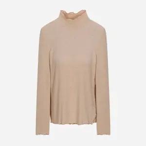 배색 인타록 터틀넥 티셔츠_T256MTS164W