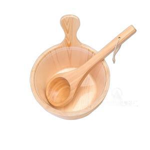 편백나무 바가지 간이 히노끼 노천 일본풍 스푼 원목 사우나 버켓 목욕