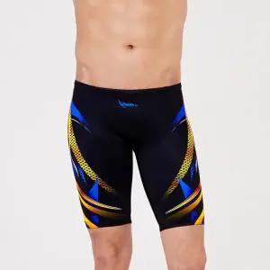 랠리 남자 5부수영복 라우5부 블랙 남성용 실내 반신수영복바지 라이크라원단