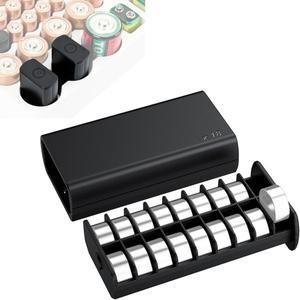 36x LR44/AG13/A76/357/SR44/SR1153/SG13/LR1154 배터리용 풀아웃 디자인 LR44 버튼 원형 보관 코인 케이스