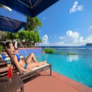 [혜택가34만원~]괌 힐튼 #라운지조식 #타시오션뷰 #렌터카48시간 #$30크레딧 #미니바