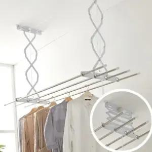 세탁실 대형 빨랫대 튼튼한 스테인리스 빨래 건조대 아파트용 빨래봉 베란다 천장 스텐봉