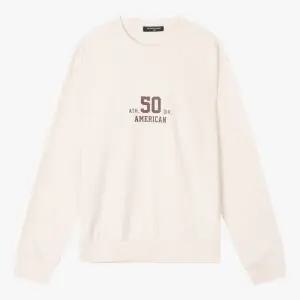 [롯데백화점]인디고뱅크 UN베이직 기모 그래픽 맨투맨 IBMA24TG2